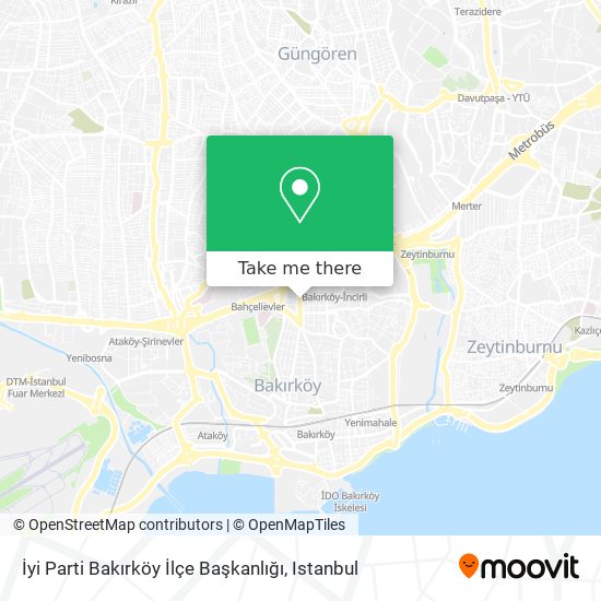 İyi Parti Bakırköy İlçe Başkanlığı map