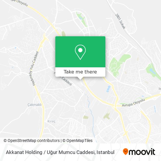 Akkanat Holding / Uğur Mumcu Caddesi map