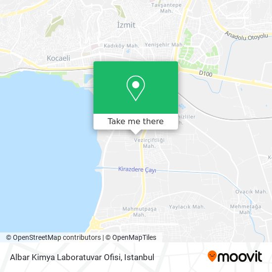 Albar Kimya Laboratuvar Ofisi map
