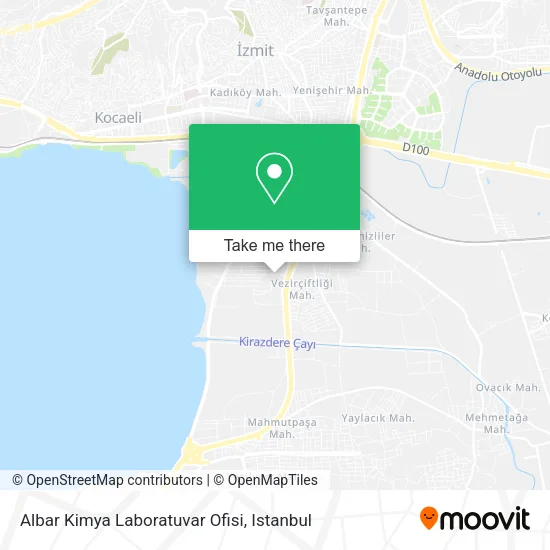 Albar Kimya Laboratuvar Ofisi map