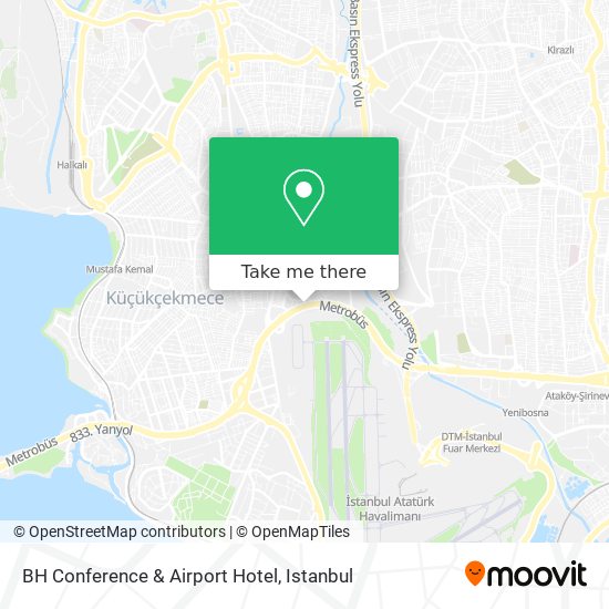 BH Conference & Airport Hotel map