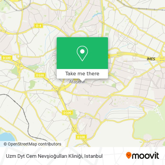 Uzm Dyt Cem Nevşioğulları Kliniği map