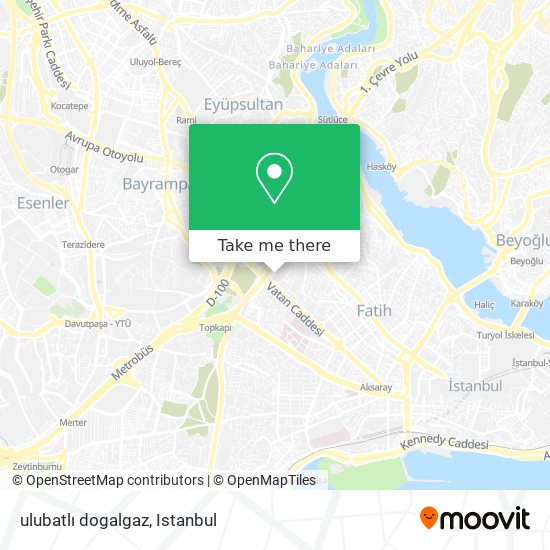 ulubatlı dogalgaz map
