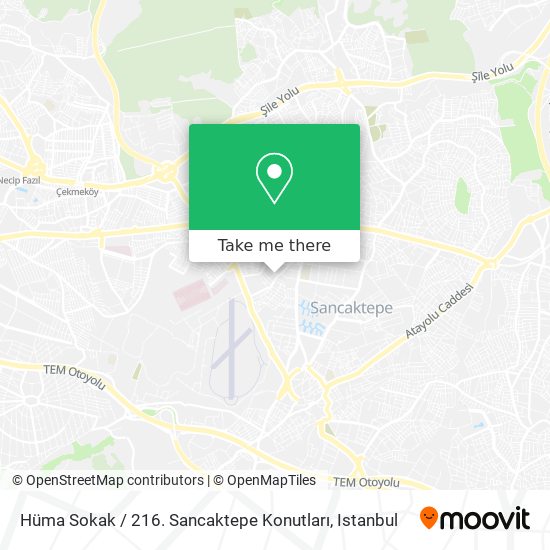 Hüma Sokak / 216. Sancaktepe Konutları map