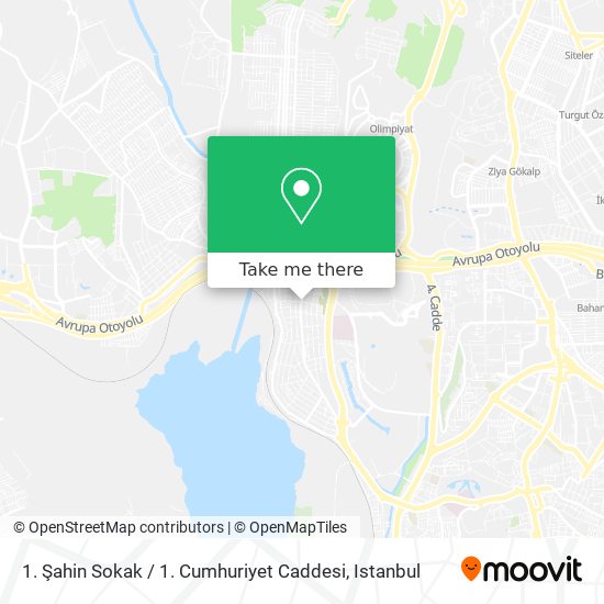 1. Şahin Sokak / 1. Cumhuriyet Caddesi map
