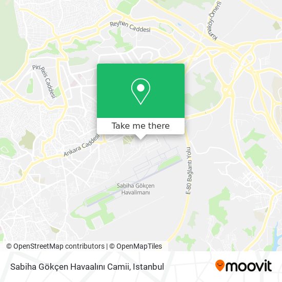 Sabiha Gökçen Havaalını Camii map