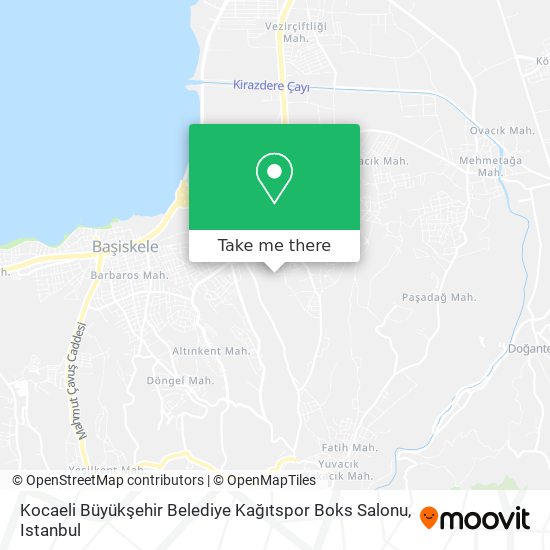 Kocaeli Büyükşehir Belediye Kağıtspor Boks Salonu map