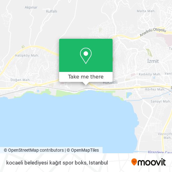 kocaeli belediyesi kağıt spor boks map