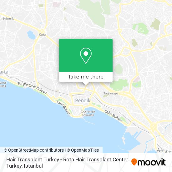 Hair Transplant Turkey - Rota Hair Transplant Center Turkey map