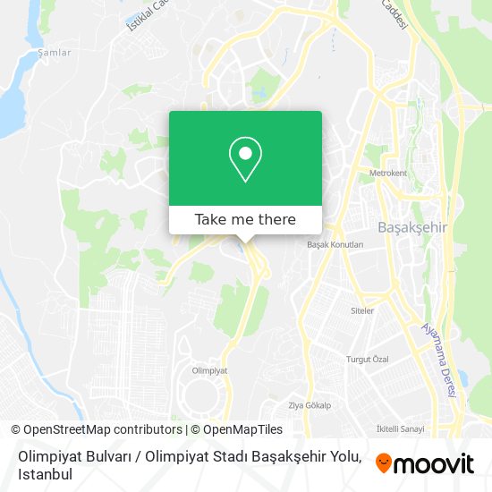 Olimpiyat Bulvarı / Olimpiyat Stadı Başakşehir Yolu map