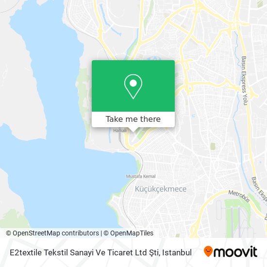 E2textile Tekstil Sanayi Ve Ticaret Ltd Şti map