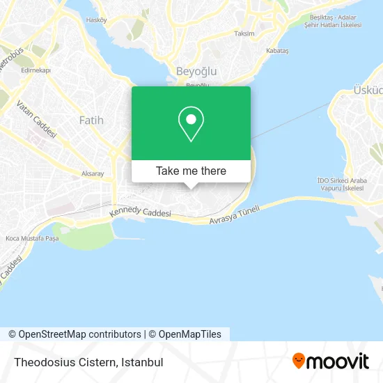 Theodosius Cistern map