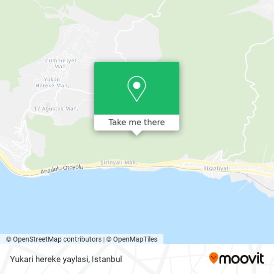 Yukari hereke yaylasi map