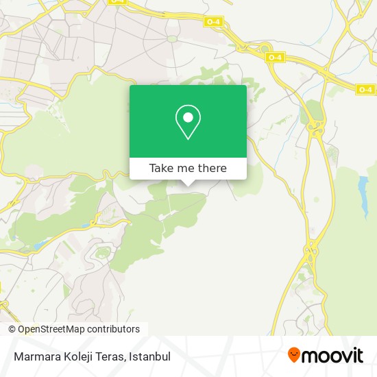 Marmara Koleji Teras map