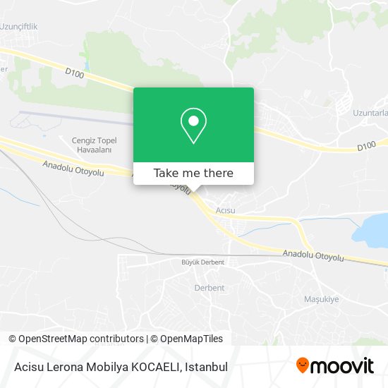 Acisu Lerona Mobilya KOCAELI map