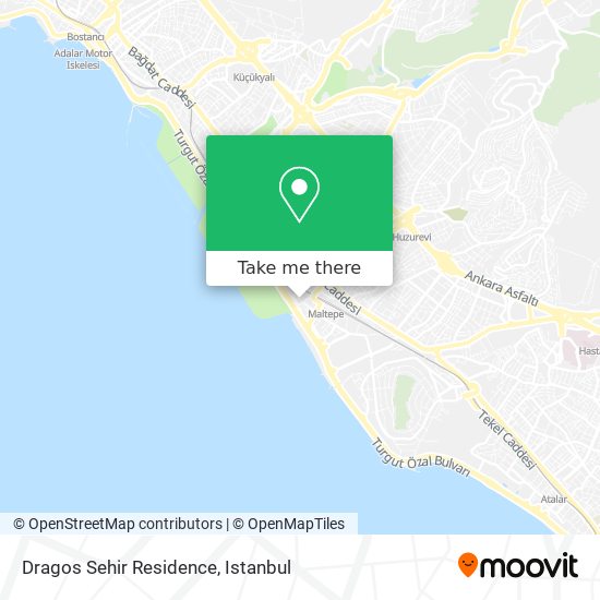 Dragos Sehir Residence map