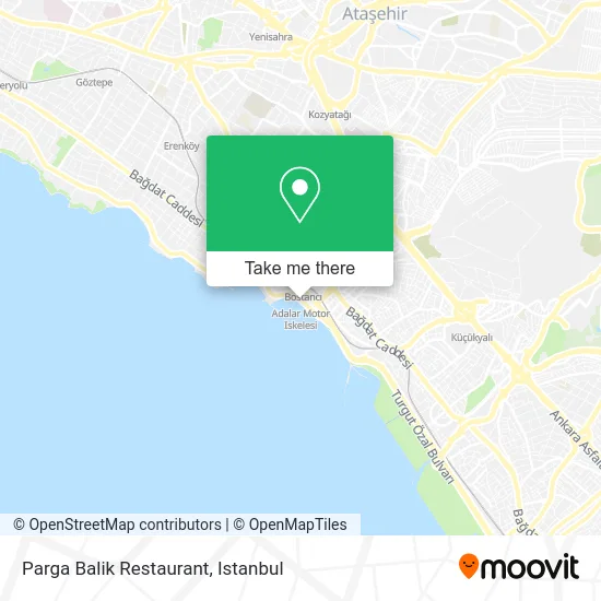 Parga Balik Restaurant map