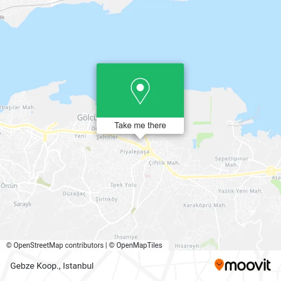 Gebze Koop. map