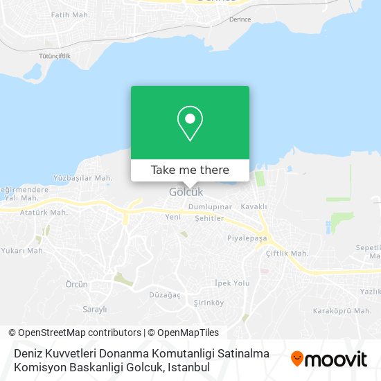 Deniz Kuvvetleri Donanma Komutanligi Satinalma Komisyon Baskanligi Golcuk map