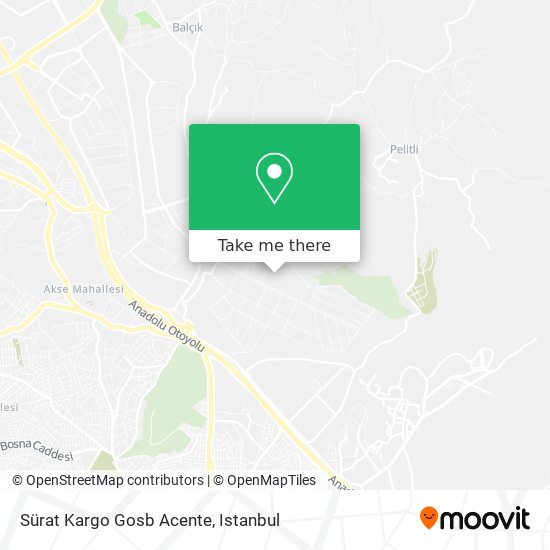 Sürat Kargo Gosb Acente map