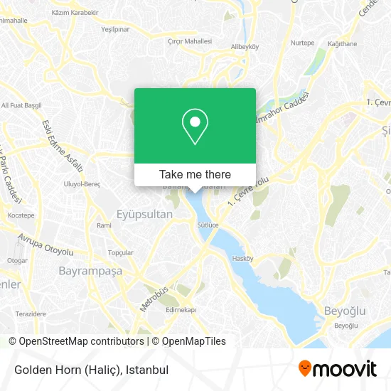 Golden Horn (Haliç) map