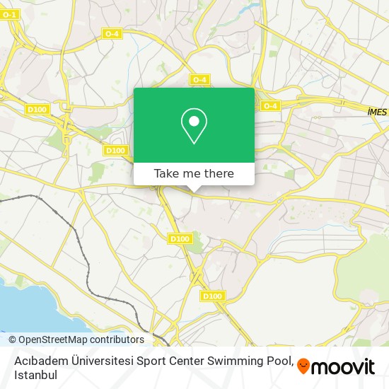 Acıbadem Üniversitesi Sport Center Swimming Pool map
