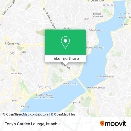 Tony’s Garden Lounge map