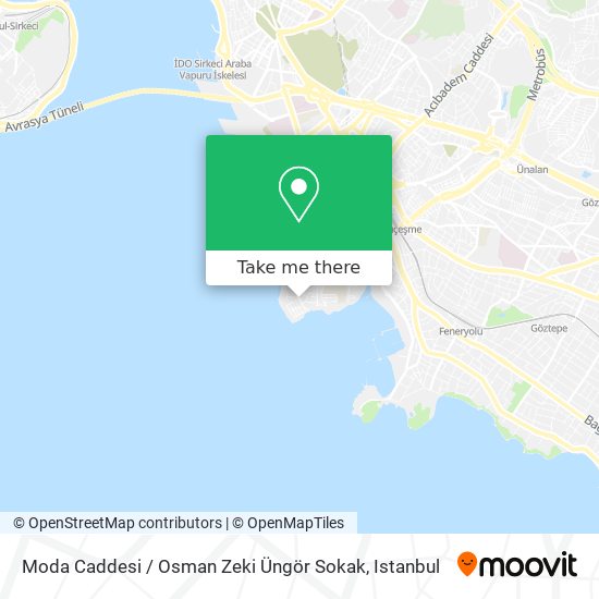 Moda Caddesi / Osman Zeki Üngör Sokak map