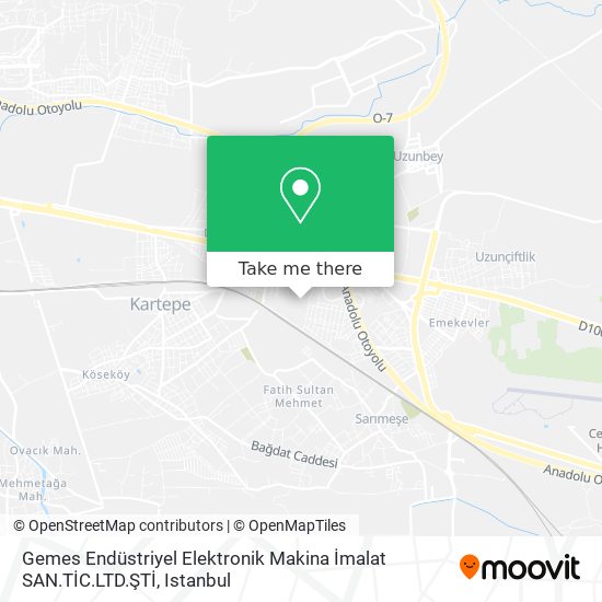 Gemes Endüstriyel Elektronik Makina  İmalat SAN.TİC.LTD.ŞTİ map