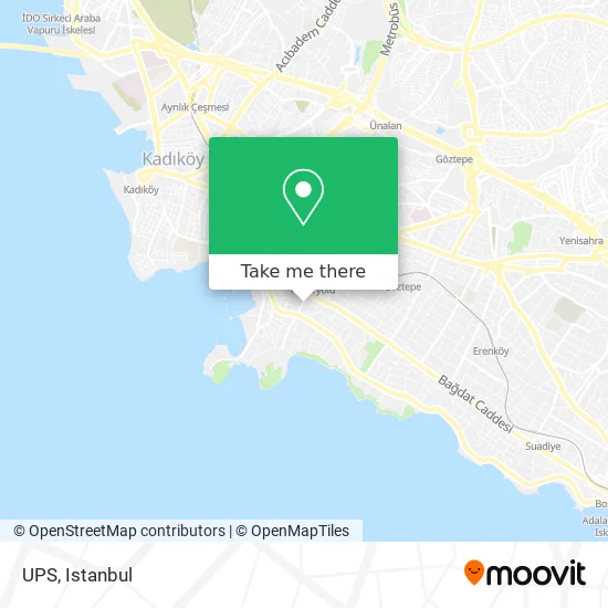 UPS map