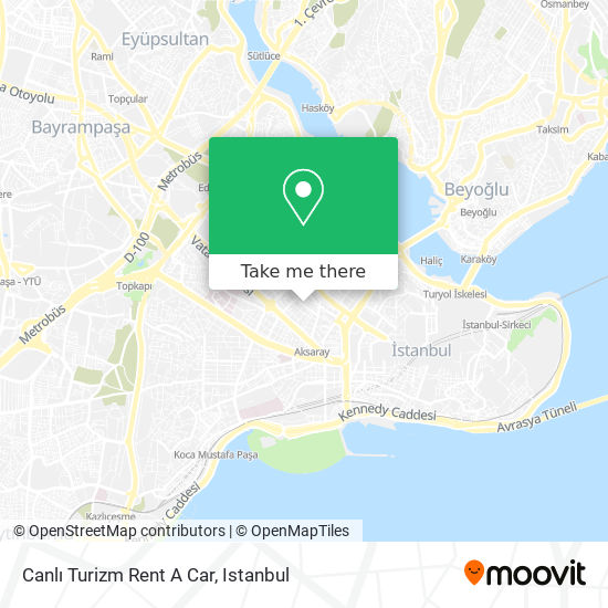 Canlı Turizm Rent A Car map