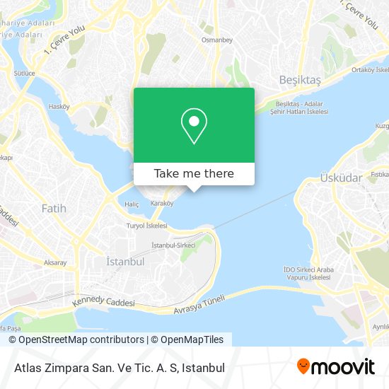 Atlas Zimpara San. Ve Tic. A. S map