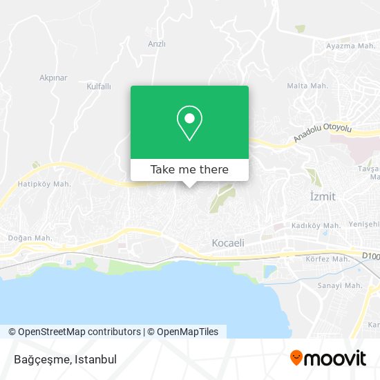 Bağçeşme map
