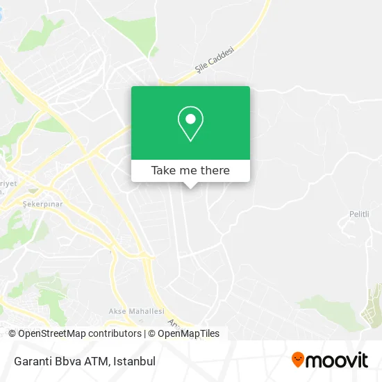 Garanti Bbva ATM map