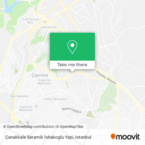 Çanakkale Seramik İshakoglu Yapi map