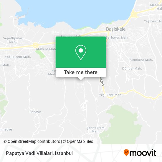 Papatya Vadi Villalari map