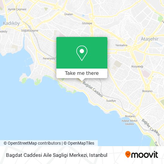 Bagdat Caddesi Aile Sagligi Merkezi map