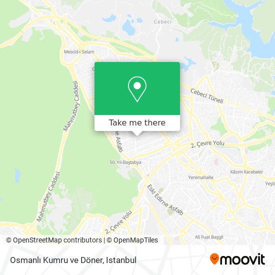 Osmanlı Kumru ve Döner map