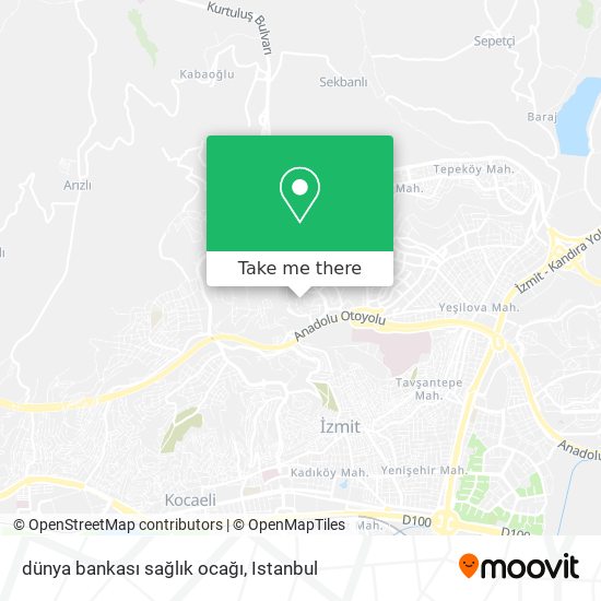 dünya bankası sağlık ocağı map