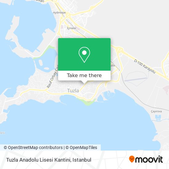 Tuzla Anadolu Lisesi Kantini map