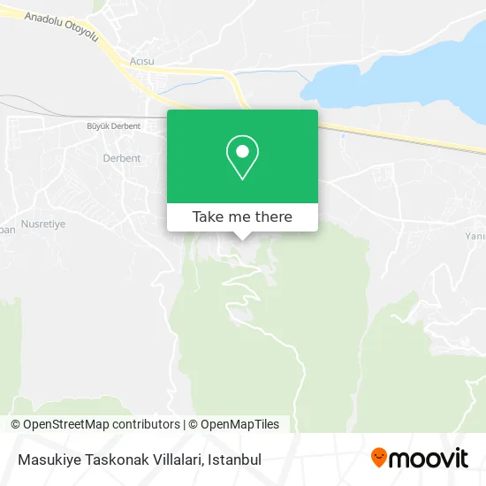 Masukiye Taskonak Villalari map