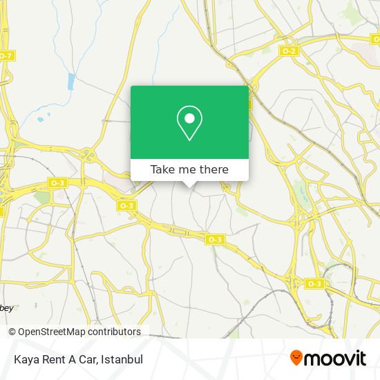 Kaya Rent A Car map