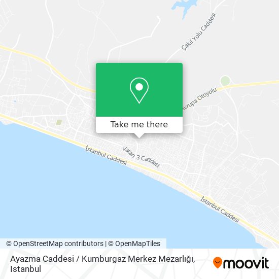 Ayazma Caddesi / Kumburgaz Merkez Mezarlığı map