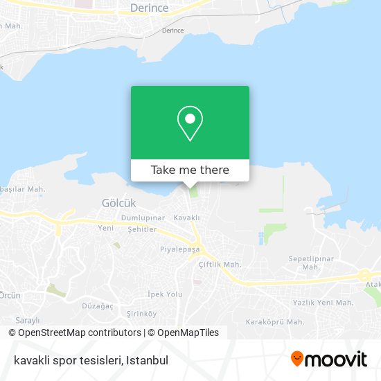 kavakli spor tesisleri map
