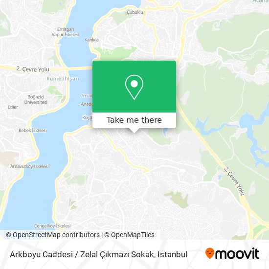 Arkboyu Caddesi / Zelal Çıkmazı Sokak map