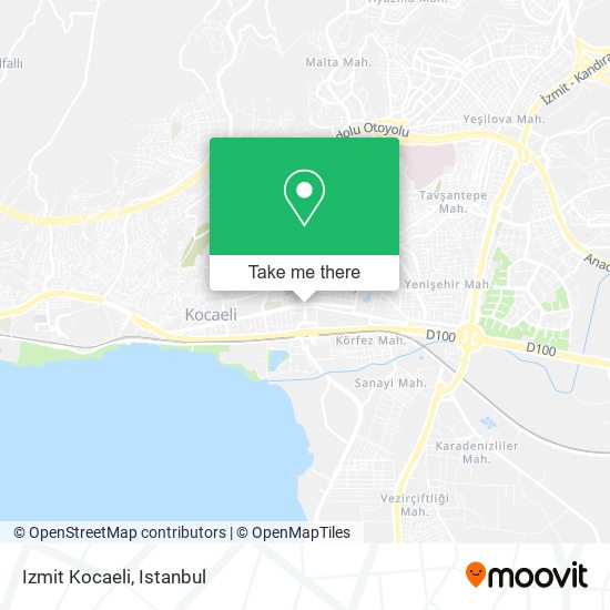 Izmit Kocaeli map