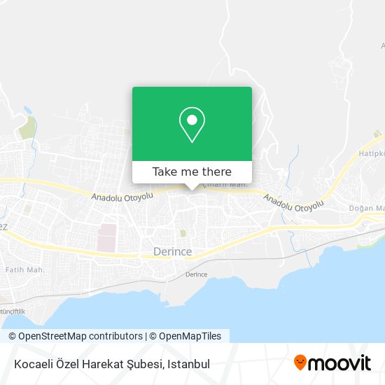 Kocaeli Özel Harekat Şubesi map