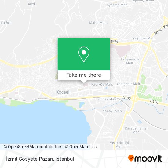 İzmit Sosyete Pazarı map