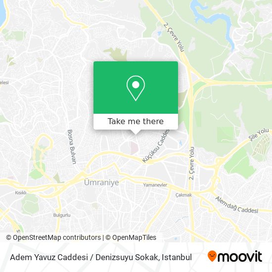 Adem Yavuz Caddesi / Denizsuyu Sokak map