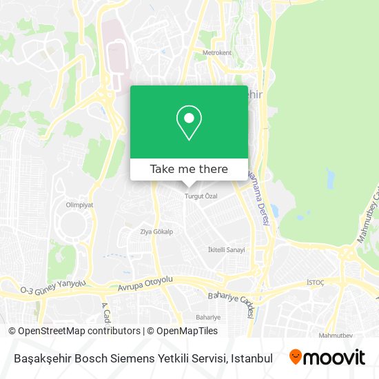 Başakşehir Bosch Siemens Yetkili Servisi map